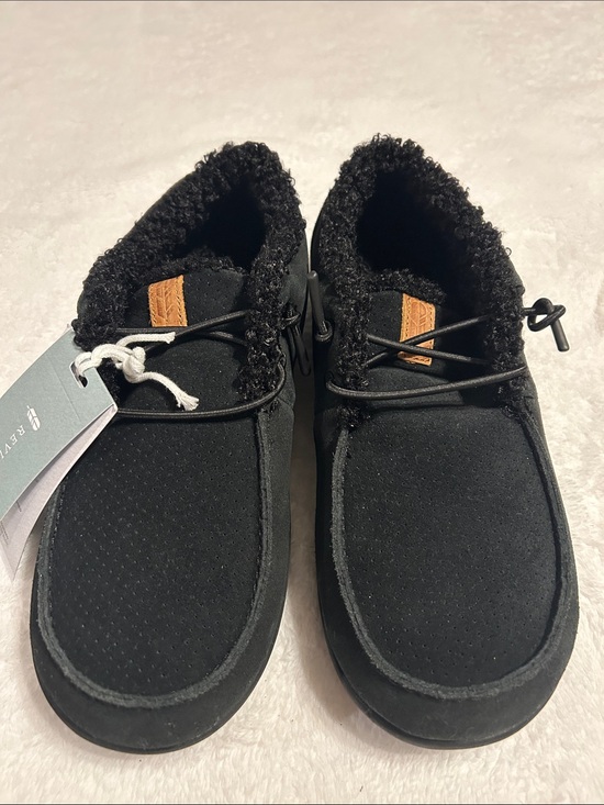 REVITALIGN Other - REVITALIGN Black Sherpa-Lined Casual Slip-Ons men Size 8D